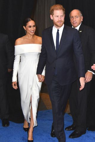 Meghan Markle and Prince Harry attend the Ripple of Hope Awards in New York