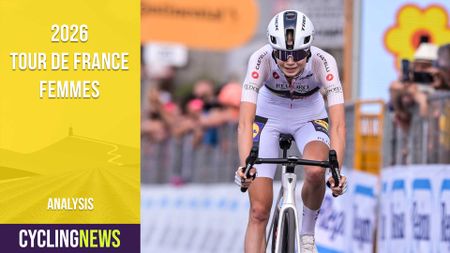 Composite image of Isabella Holmgren and Tour de France Femmes overlay