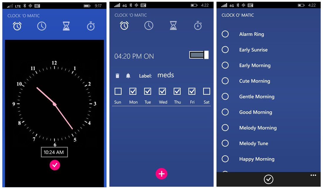 Clock O Matic, a very simple time keeping solution for your Windows