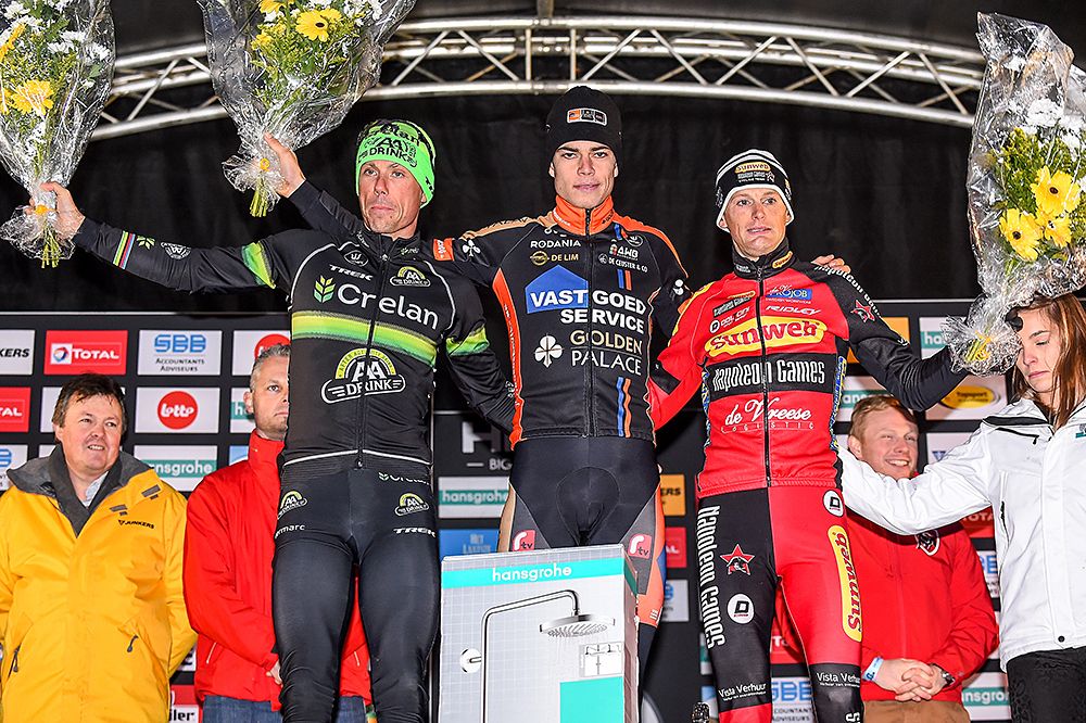 Wout Van Aert (Vastgoedservice-Golden Palace) wins Superprestige Francorchamps