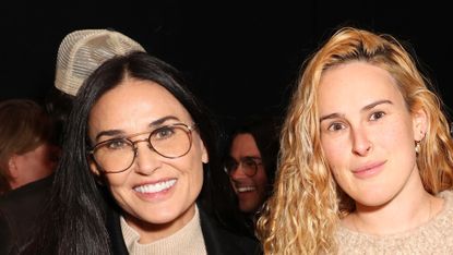 Demi Moore and Rumer Willis coordinate outfits at LA screening of environmental documentary.