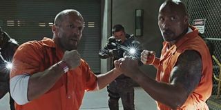 Jason Statham and The Rock in Fate Of The Furious