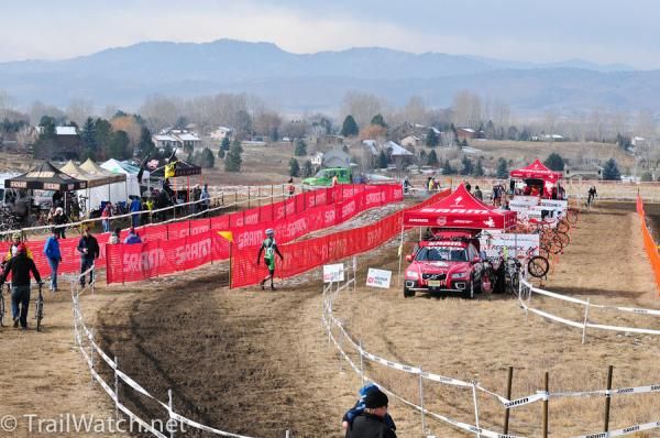 Overnight snow disappeared by race time