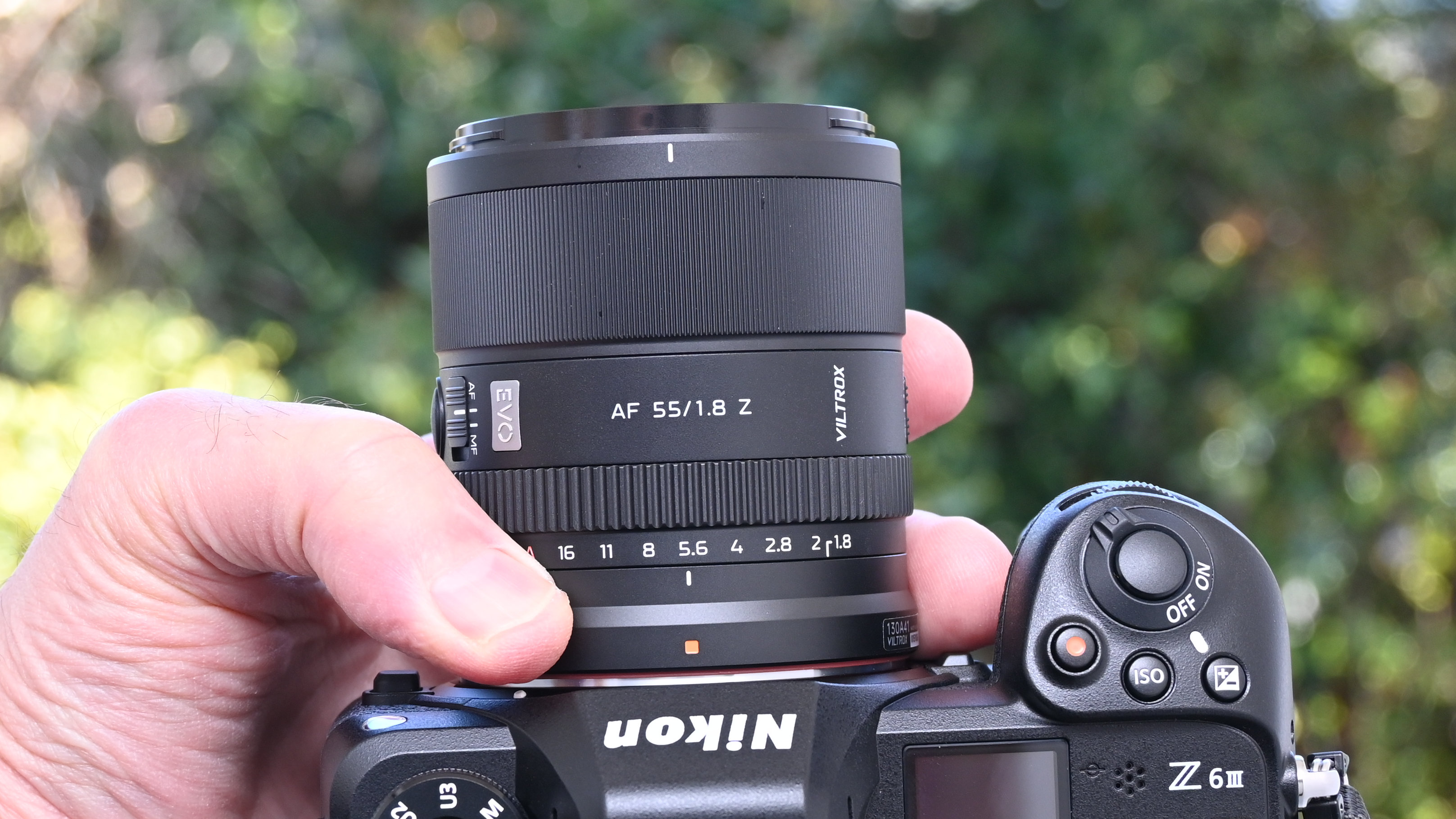 Viltrox AF 55mm f/1.8 Evo product shot