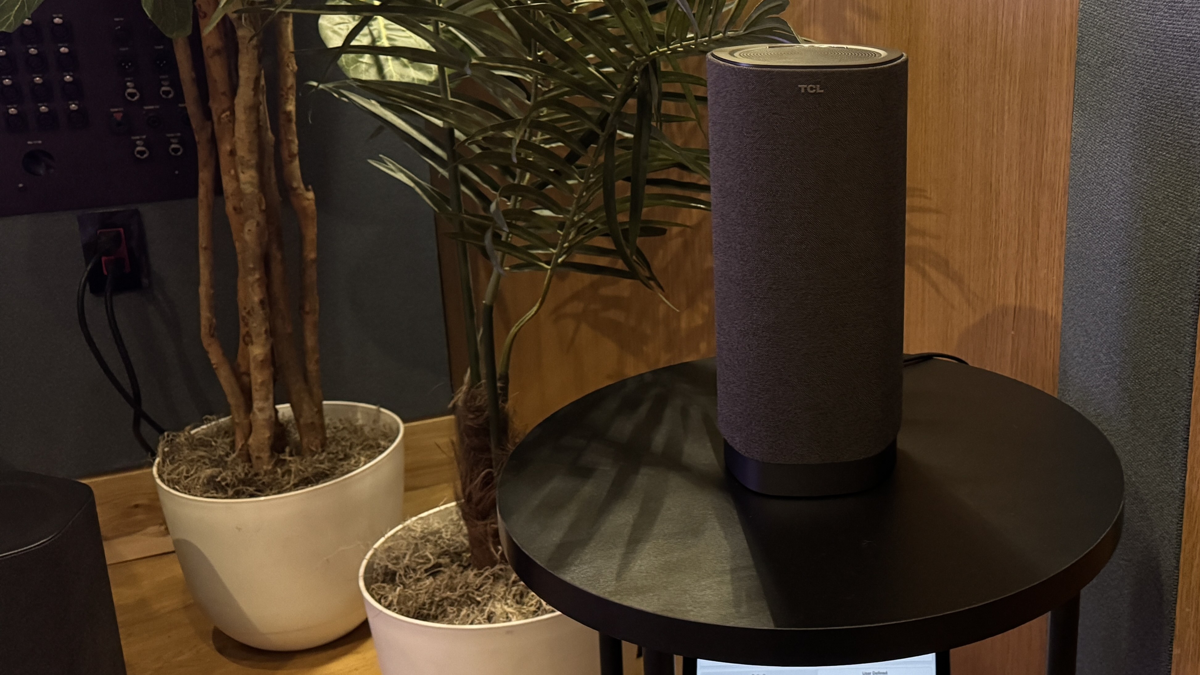 TCL FlexConnect wireless speaker on table
