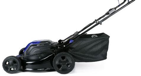 You can raise and lower the entire mower using the cutting-height adjustment lever.