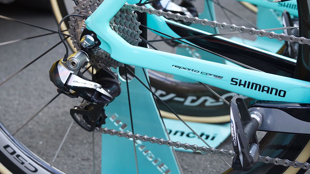George Bennett's Bianchi Oltre XR4 - rear cassette