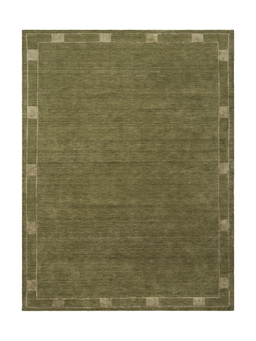 Pierce & Ward Deco Border Handwoven Wool Rug