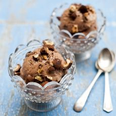 Chocolate and Baileys Ice Cream-food-spring dining-woman and home