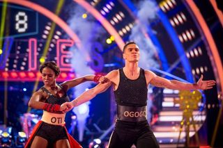 Anthony Ogogo dances on Strictly Come Dancing