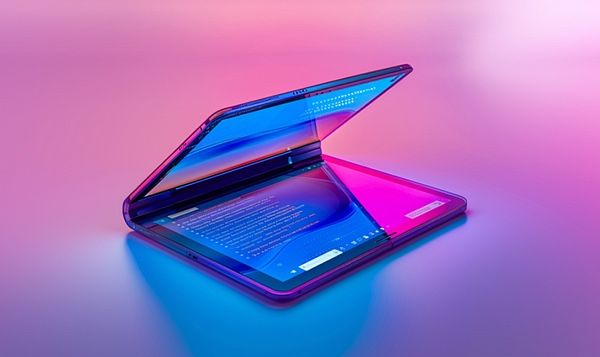 a render of a foldable ipad