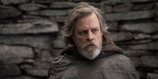 Luke on Ahch-To in Star Wars: The Last Jedi
