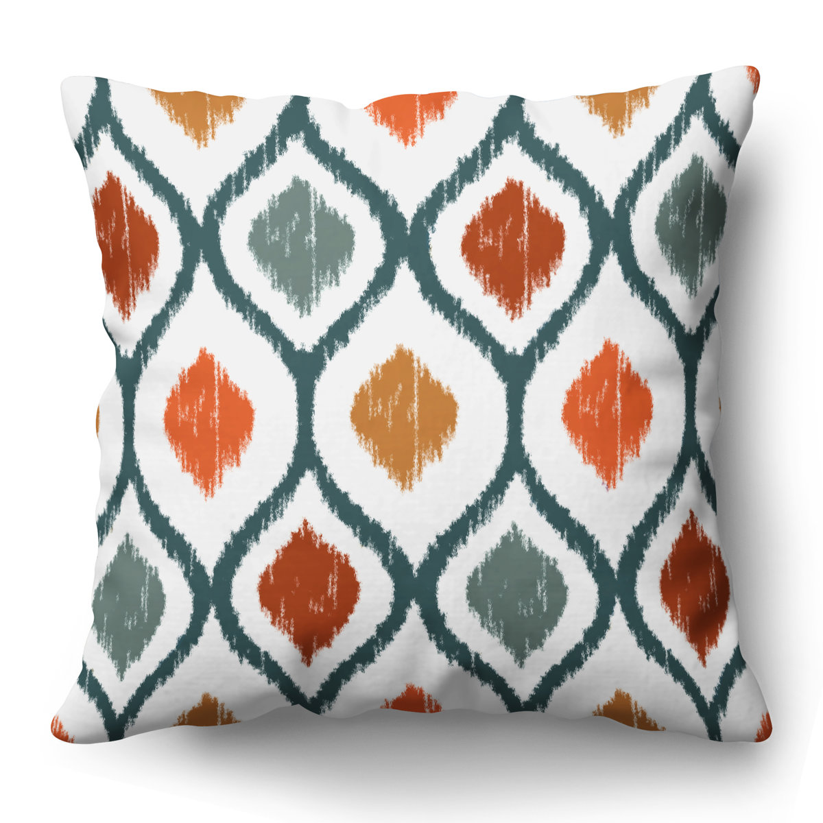 Americanflat Throw Pillow - Sewn-In Insert - Polyester - Diamond Pattern &amp;amp; Reviews | Wayfair