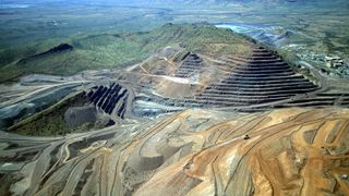 Argyle diamond mine in Australia.