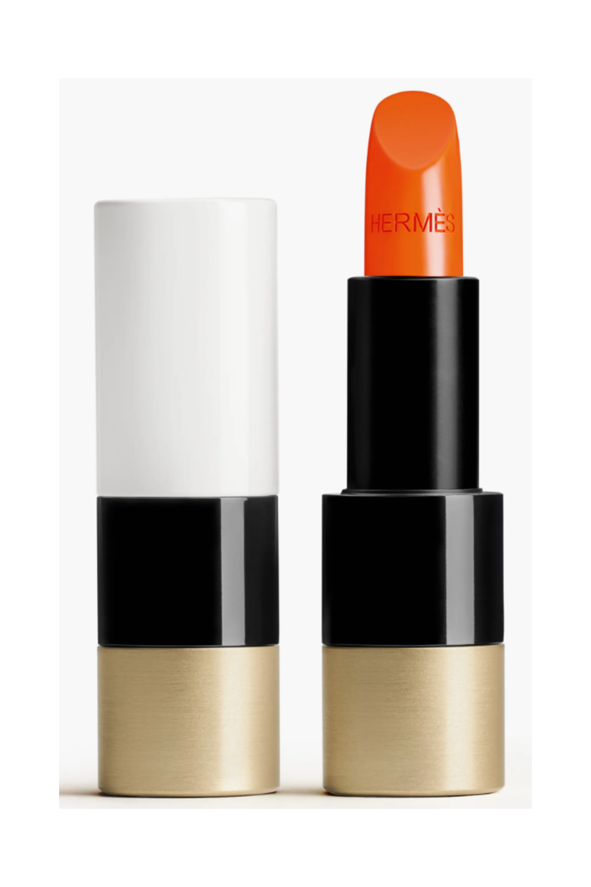 Rouge Hermès Satin Lipstick in 33 Orange Boite 