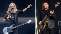  Troy Sanders of Mastodon performs at Festival d'&eacute;t&eacute; de Qu&eacute;bec. Geezer Butler of the band Deadland Ritual