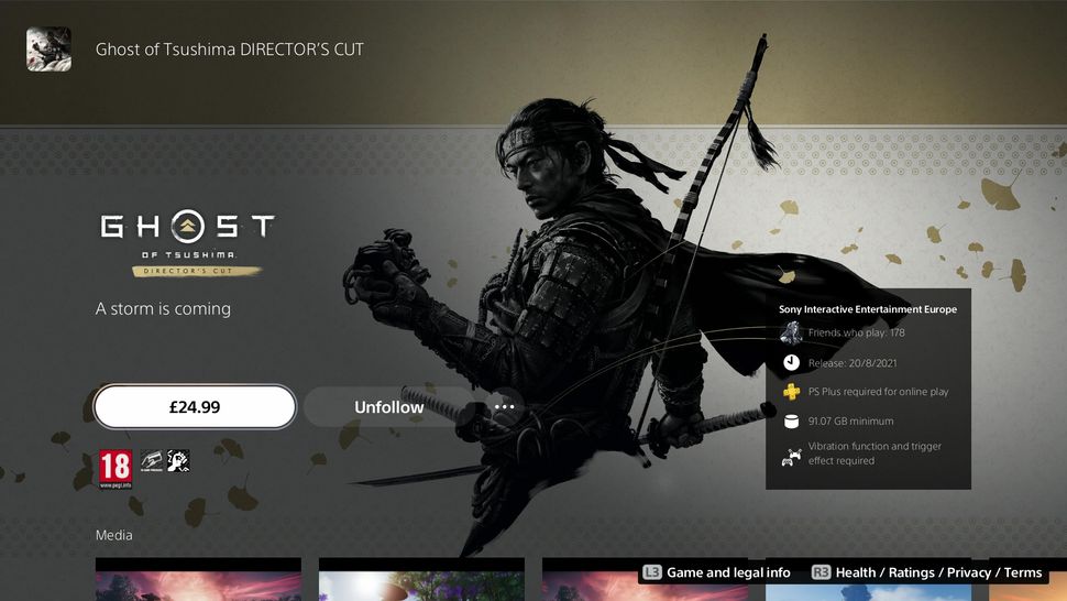 How to upgrade Ghost of Tsushima from PS4 to PS5 GamesRadar+ How to upgrade Ghost of Tsushima from PS4 to PS5 GamesRadar+