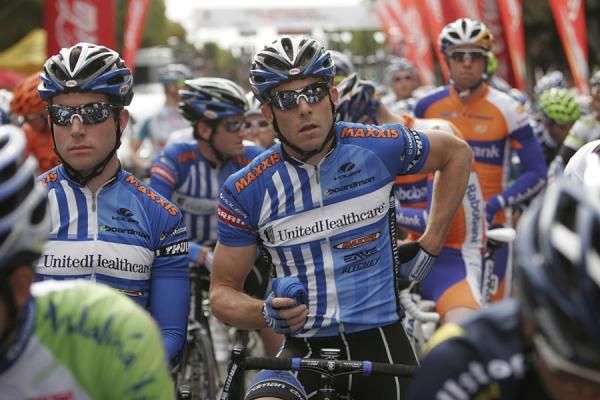 UnitedHealthcare Pro Cycling riders on the start line.