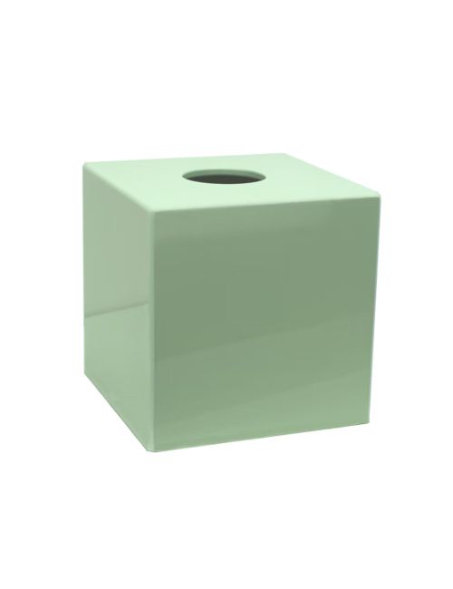 Mint Square Tissue Box