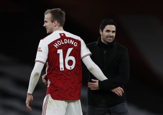 Rob Holding has recently been one of Arteta's first-choice centre-backs.
