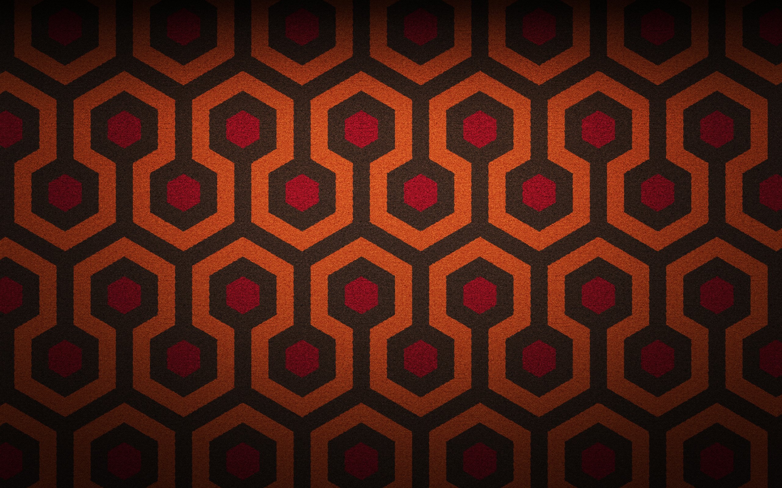 Retro patterned carpet from The Shining