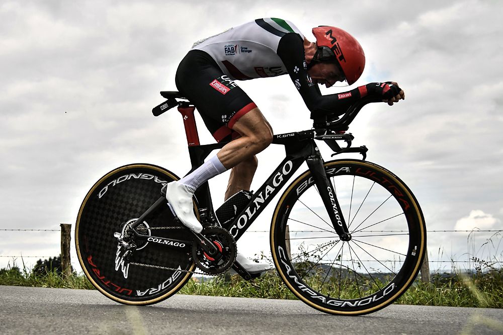 Dan Martin (UAE Team Emirates) in the time trial, he also earned the event's most combative rider award at the Tour de France