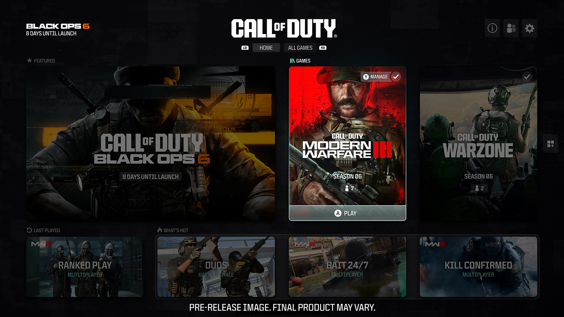 The Call of Duty experience will undergo a series of updates to streamline and improve the UI and file sizes.