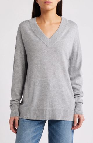 Relaxed V-Neck Sweater