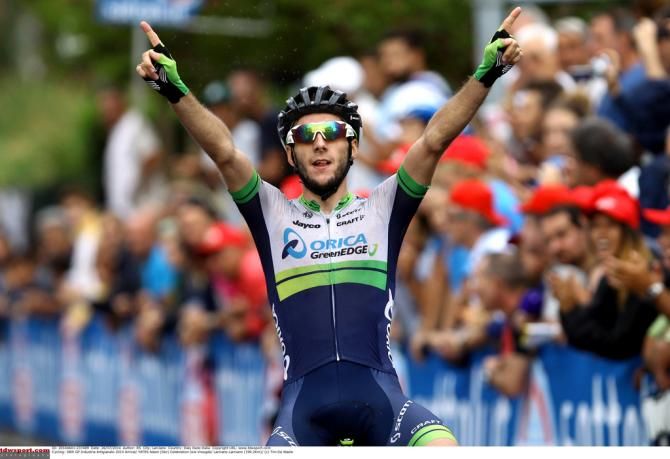 The win goes to Adam Yates (Orica GreenEdge)