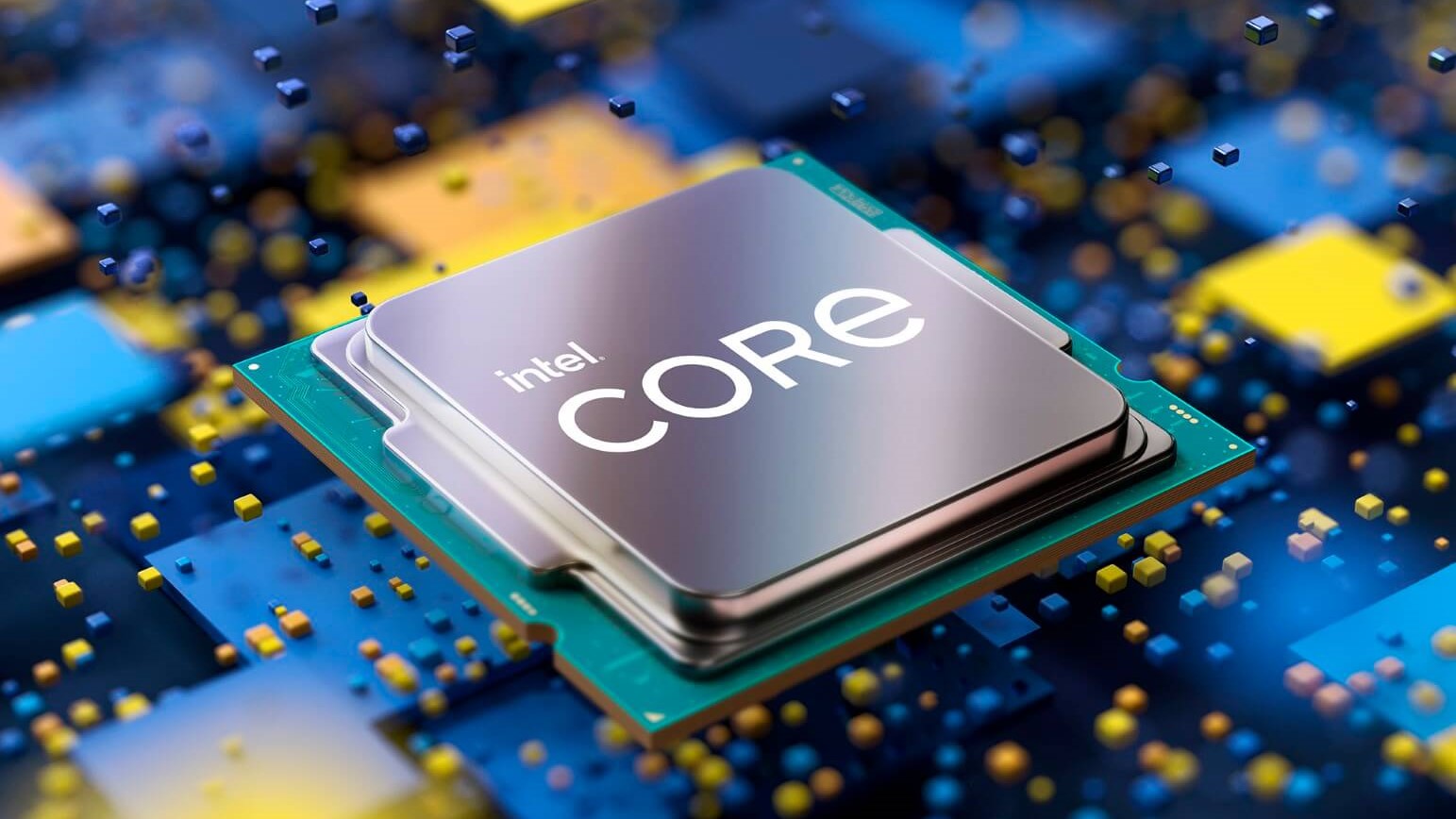 Renderização de uma CPU Intel genérica