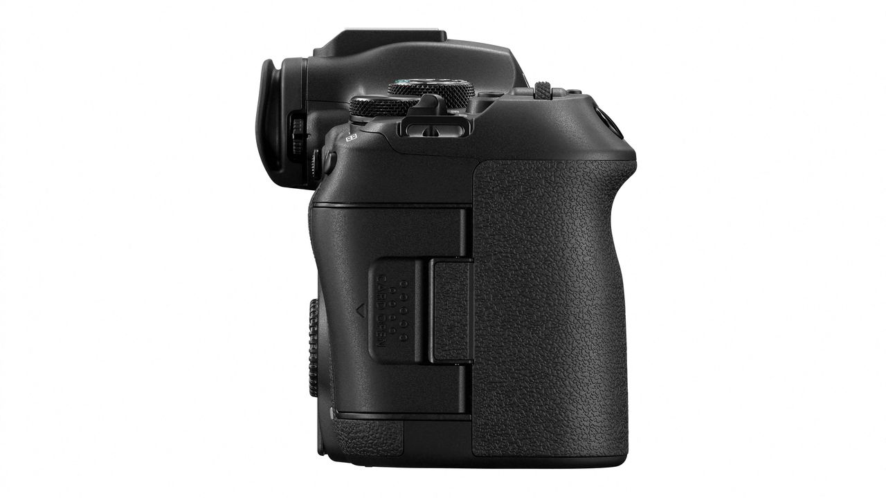 Canon EOS R6 Mark III against a white background