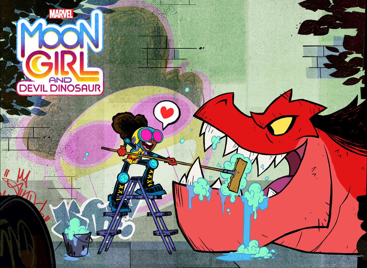 Marvel&#039;s Moon Girl and Devil Dinosaur