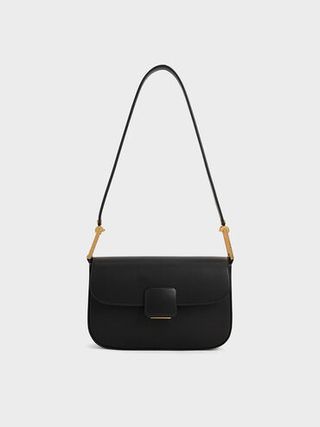 Koa Square Push-Lock Shoulder Bag