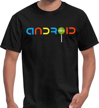 Android Lollipop Colorful Shirt Cropped Render