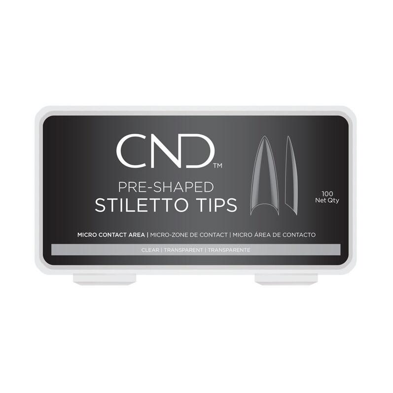 Cnd Nail Tips - Stiletto 100ct