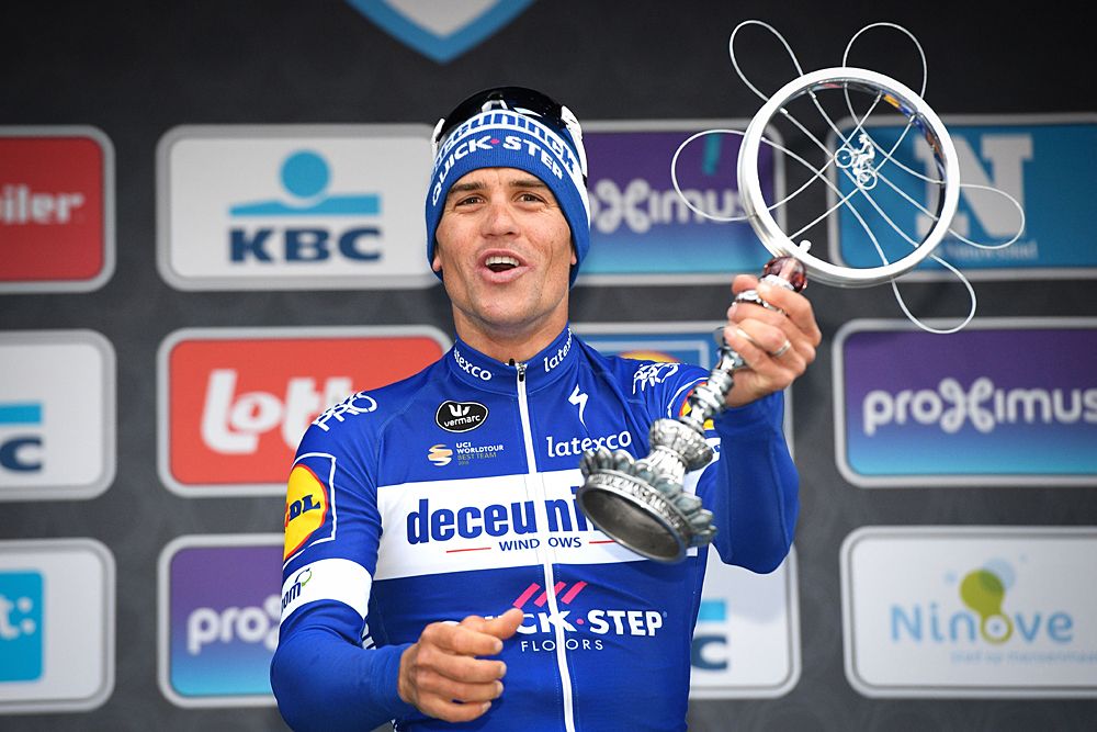 Zdenek Stybar (Deceuninck-QuickStep) wins Omloop Het Nieuwsblad
