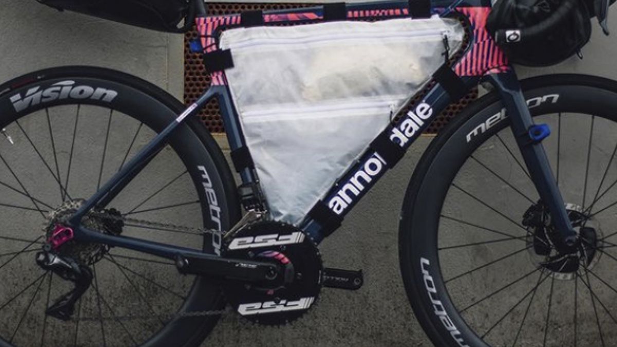 Lachlan Morton's 'Alt Tour' Cannondale SuperSix Evo Disc