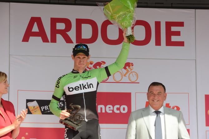 Mark Renshaw (Belkin) claimed the opening stage of the Eneco Tour