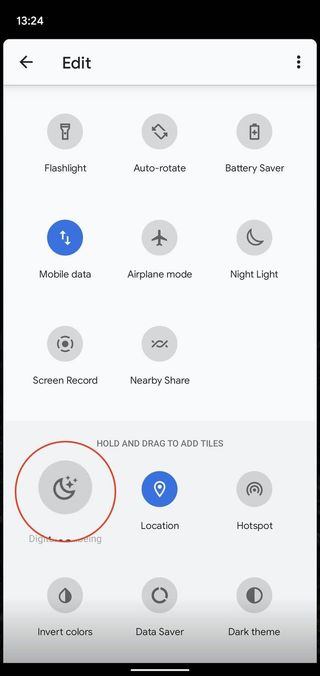 Add Bedtime Mode Notification Shade