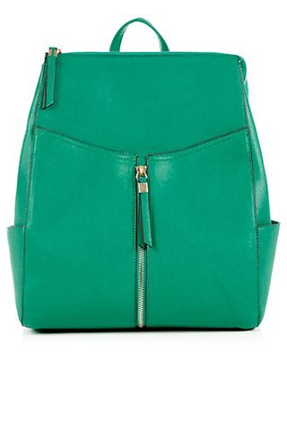 New Look Green Formal Zip Front Backpack, £19.99