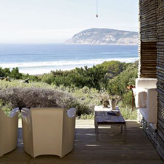 outdoor with sea and chairs