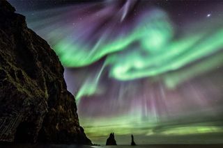 Aurora Dazzles Above Iceland