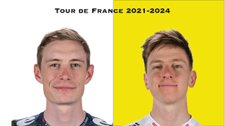 Comparison of Jonas Vingegaard and Tadej Pogacar's Tour de France records