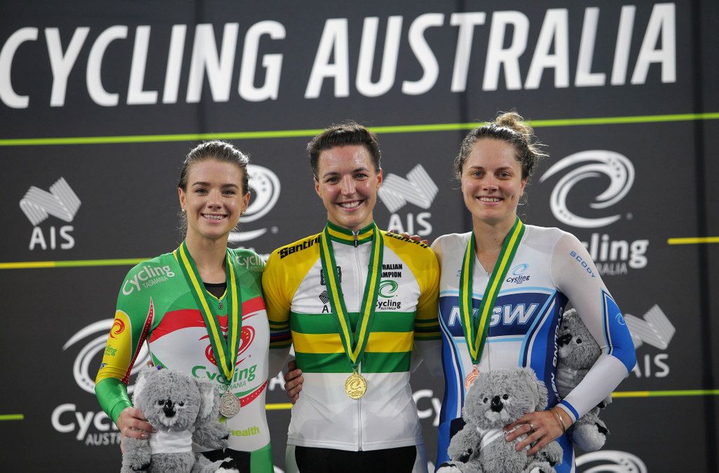Amy Cure (Tasmania) could only finish second in the IP to world champion Rebecca Wiasak