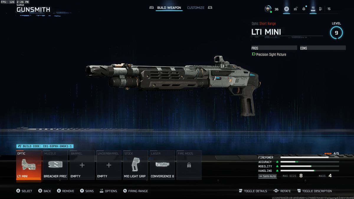 Black Ops 7 Dravec and M10 Breacher blueprints Screenshots