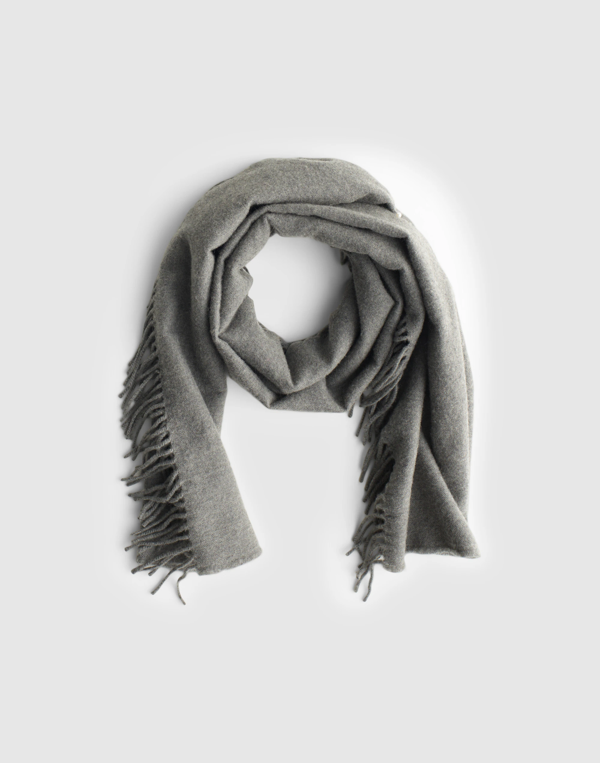 Fringe Wool Scarf