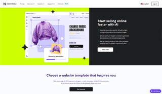 Hostinger ecommerce website builder