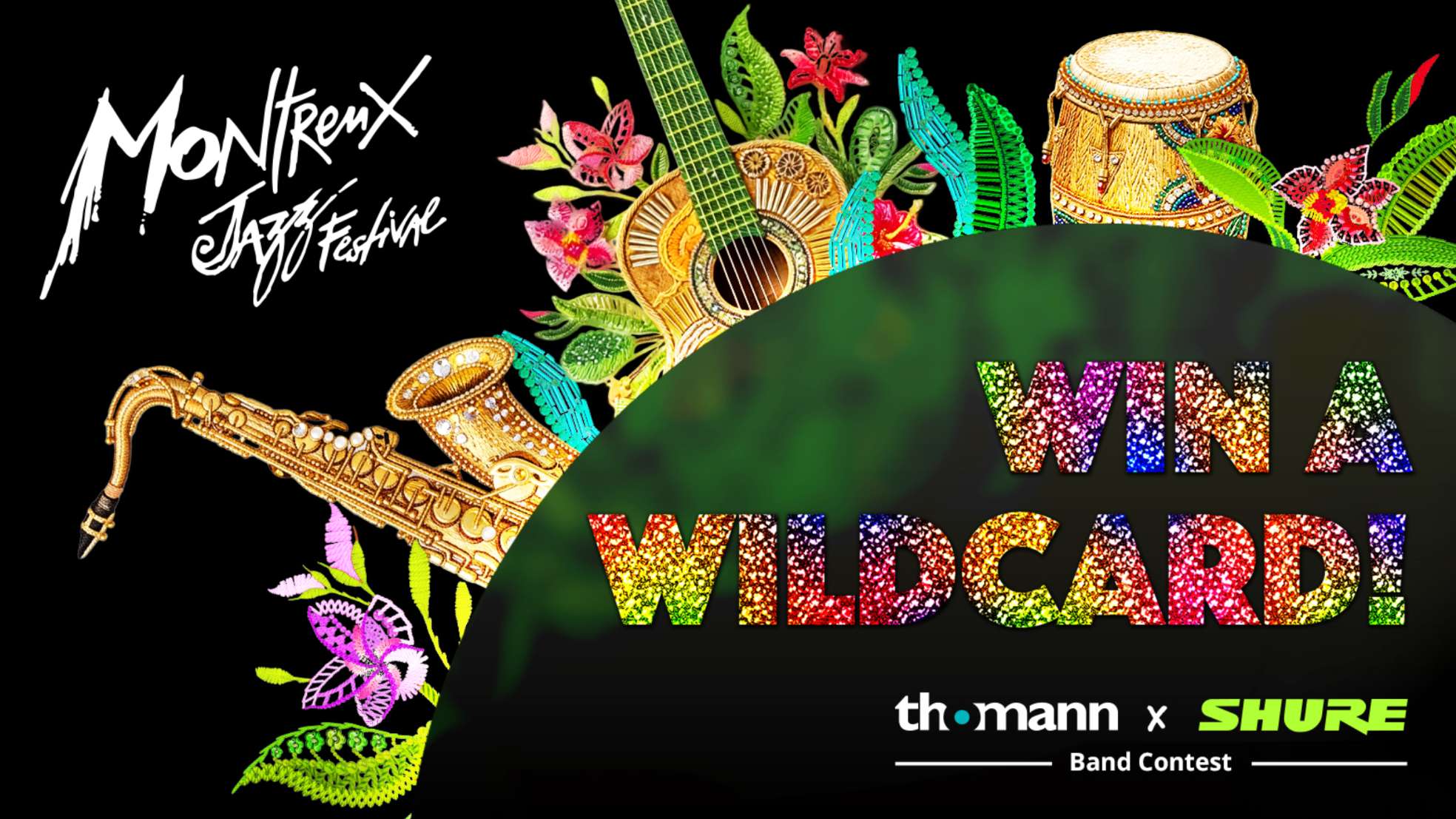 Thomann Montreux Jazz Festival competition graphic