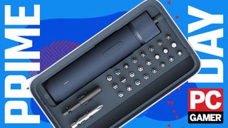 A Hoto screwdriver on a Prime Day banner with a PC Gamer logo.