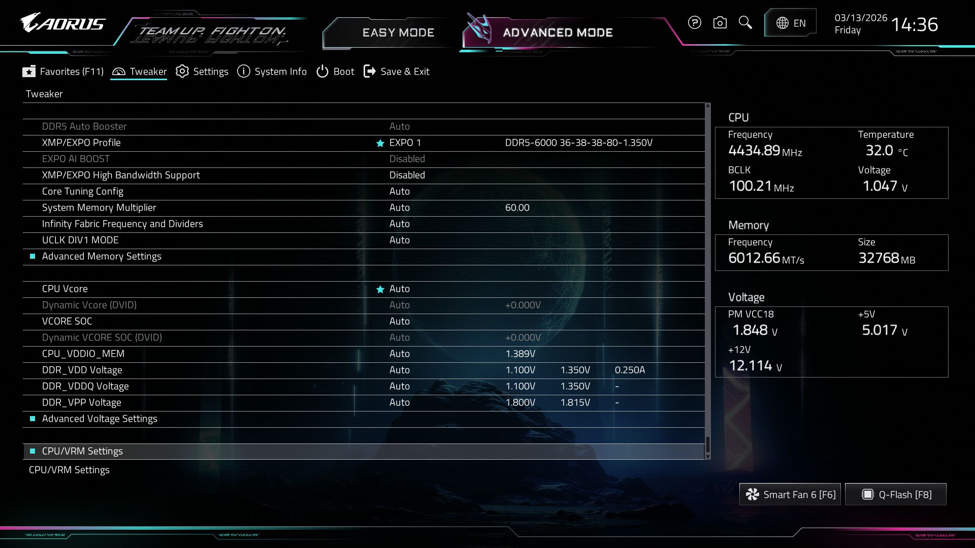Gigabyte X870E Aorus Xtreme AI Top - BIOS